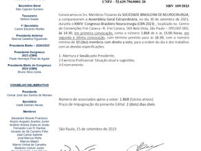 Edital de Convocação - Assembleia Geral Extraordinária