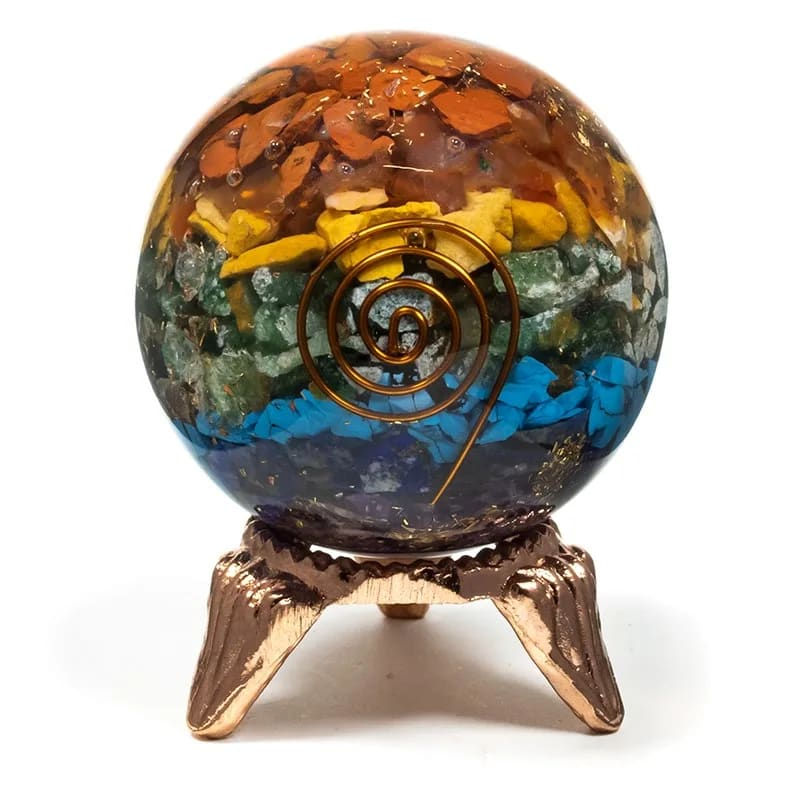 Orgonite chakra sphere