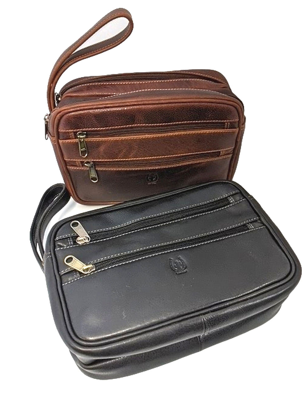 Thumbnail: CLASSIC Style men's wristlet leather bag
