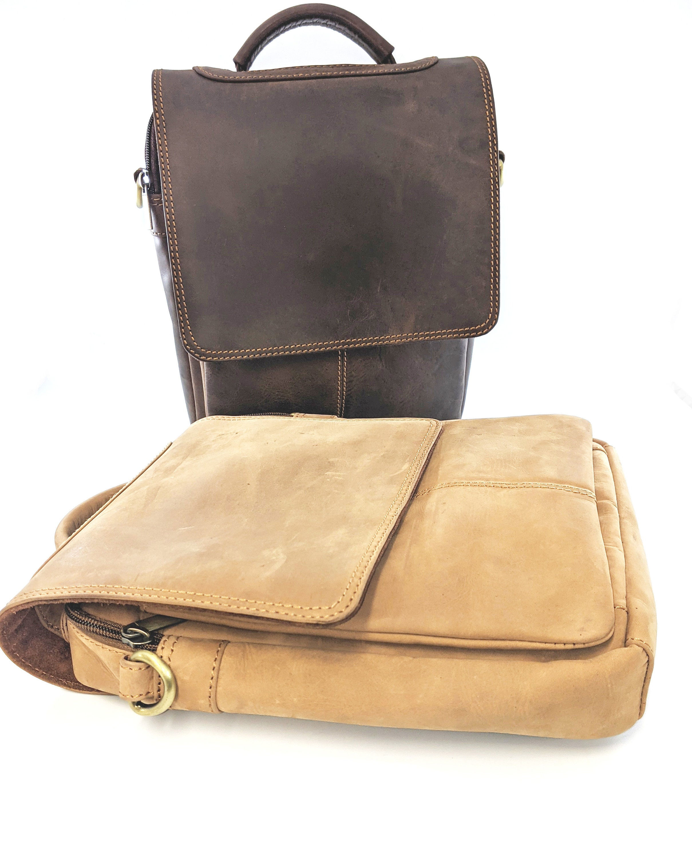 Urban small leather Messenger bag