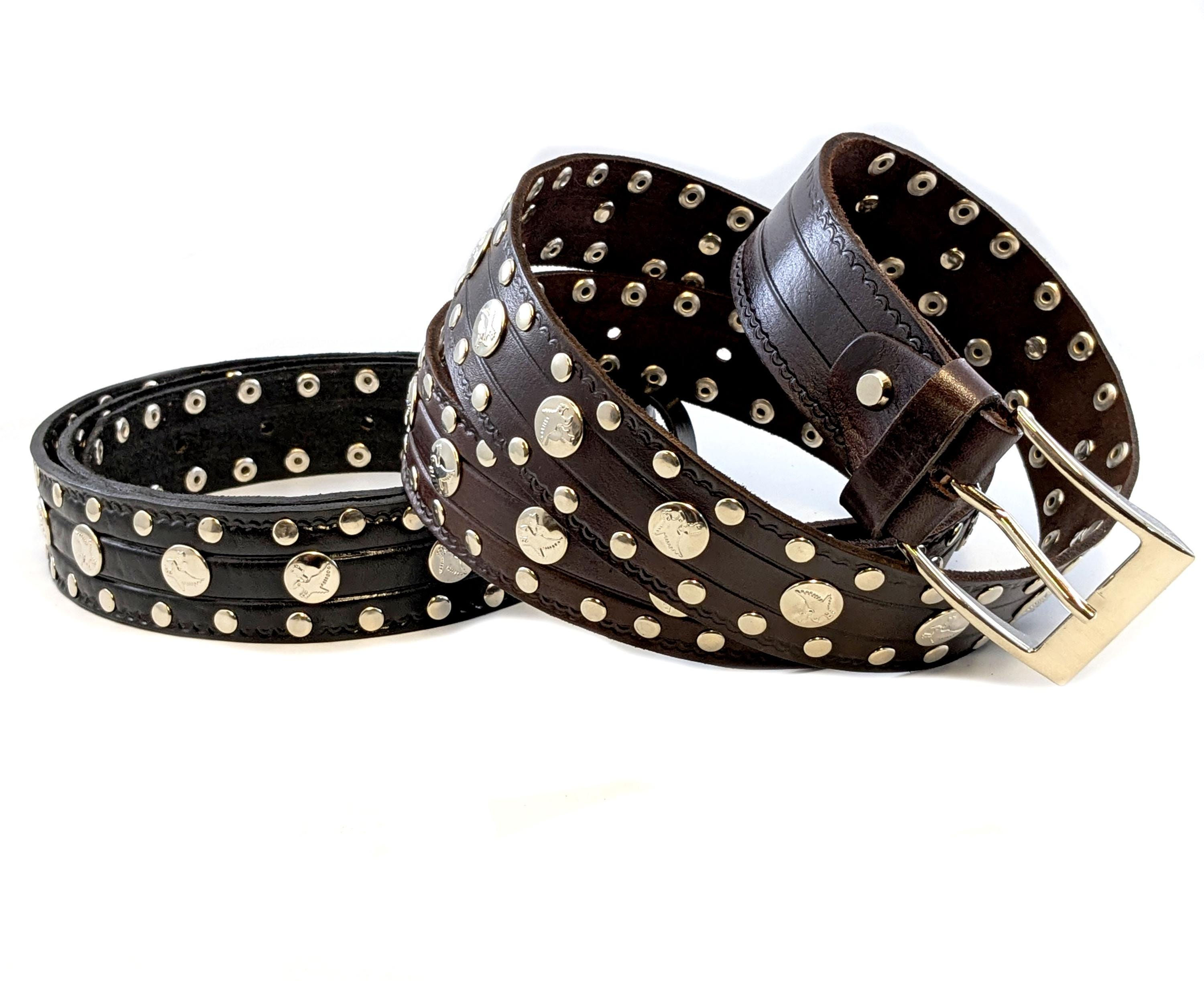 Rock/ Punk studded leather belt