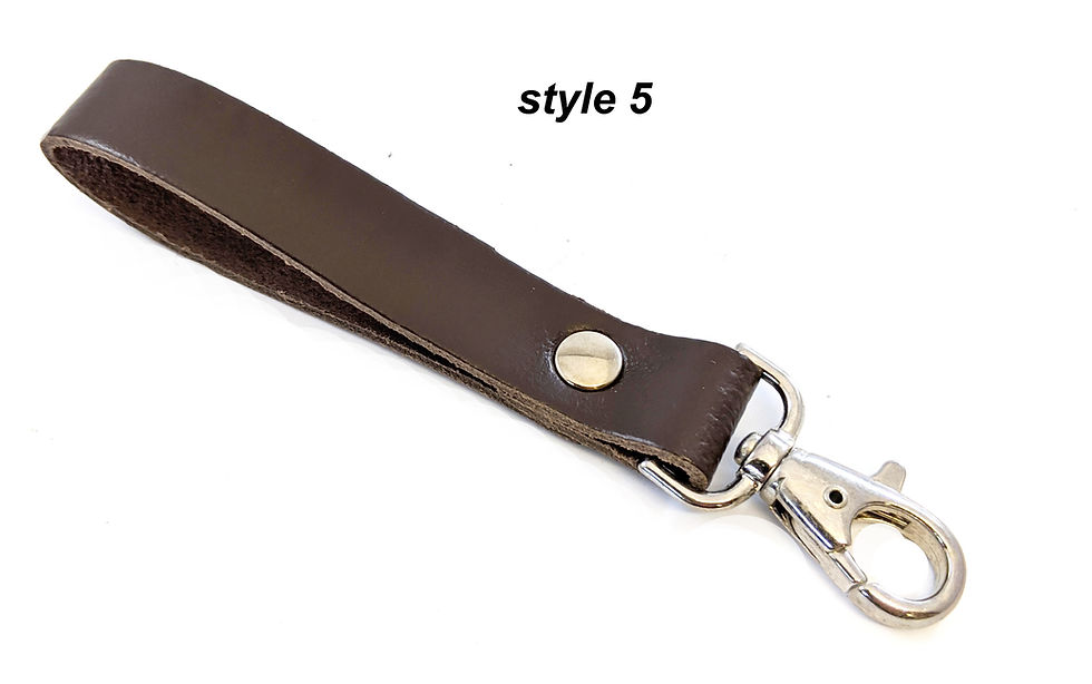 Thumbnail: leather keyring