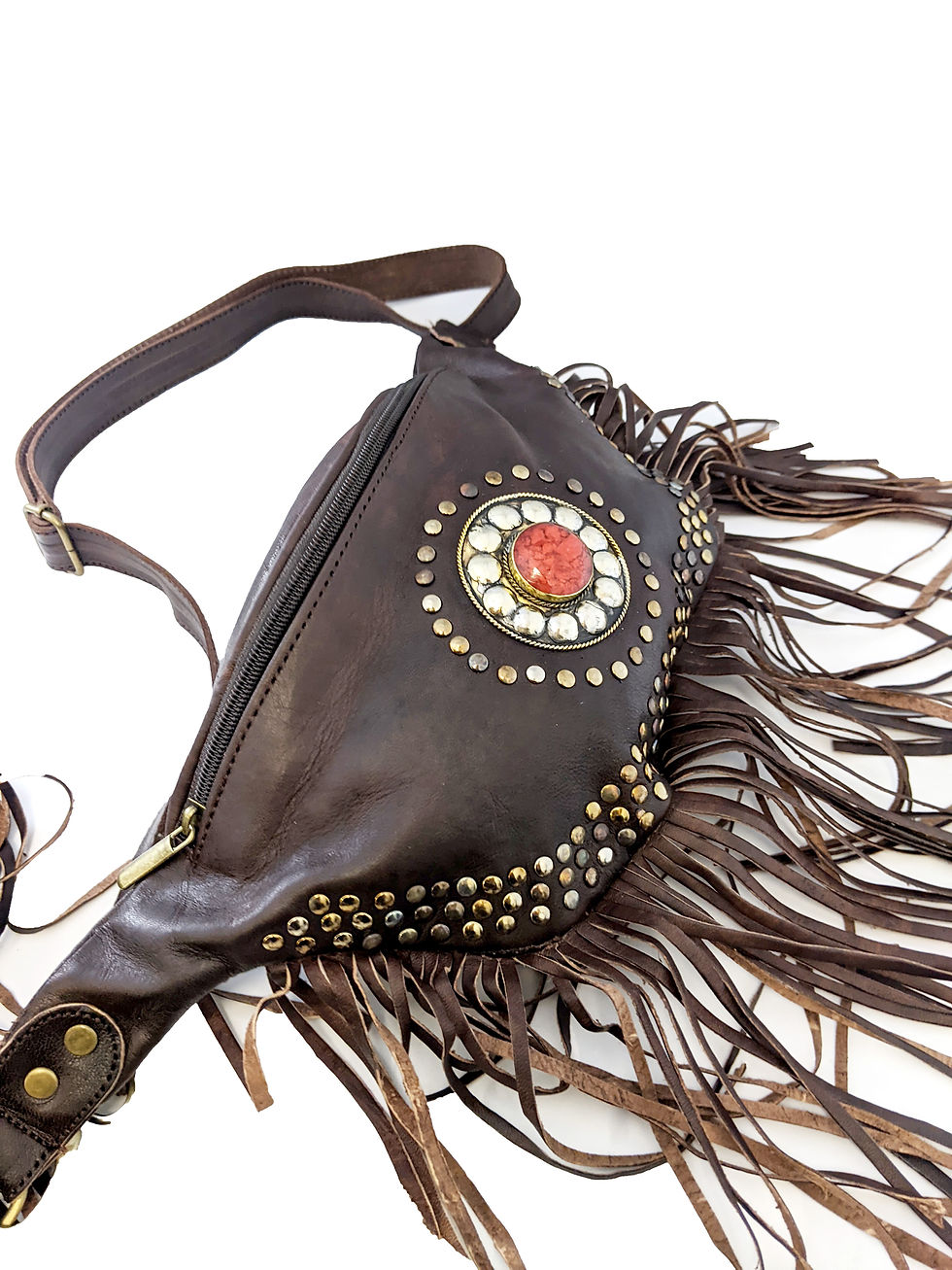 Thumbnail: SLING BAG WITH TUSSELS