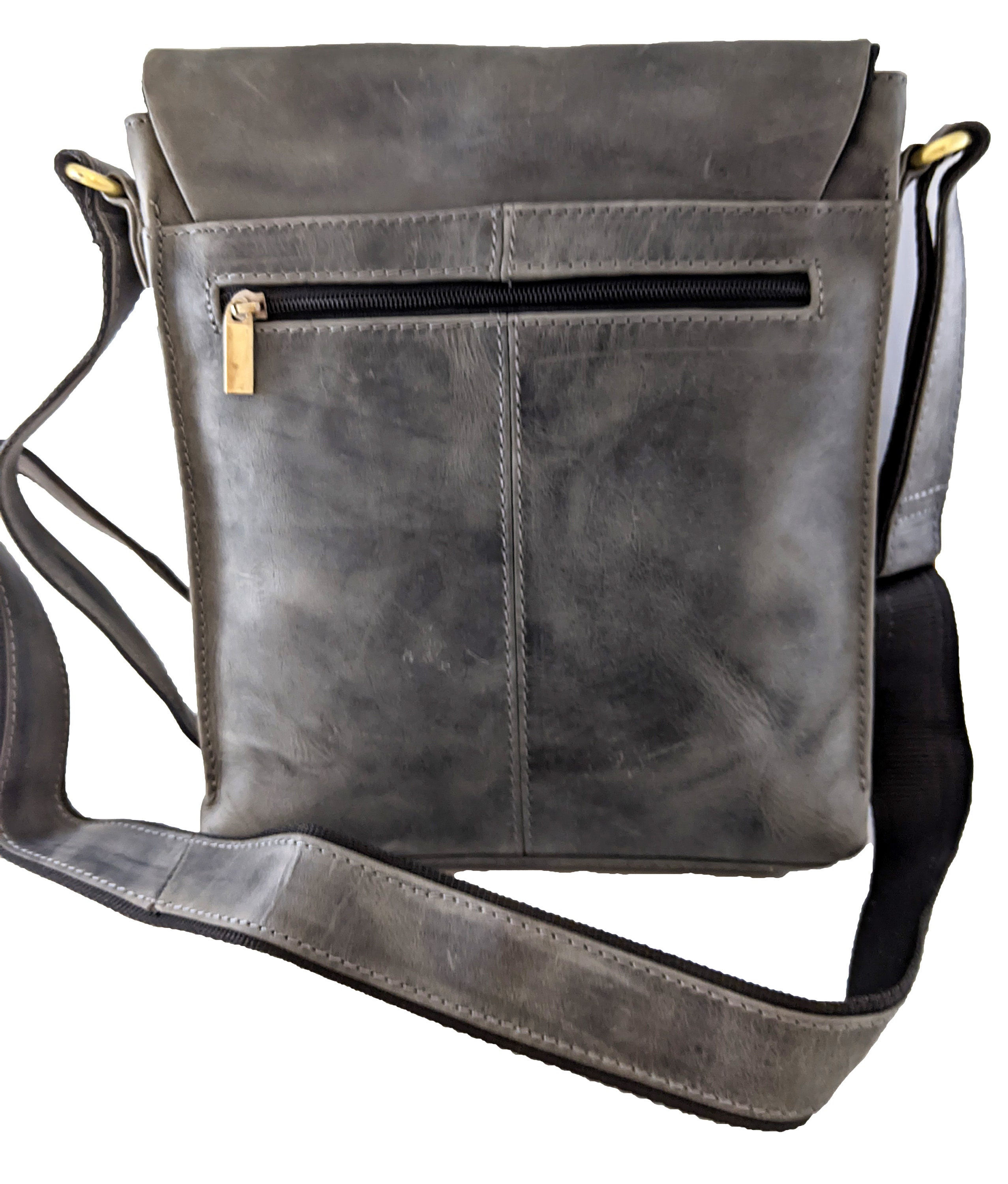 LEATHER MESSENGER BAG for men