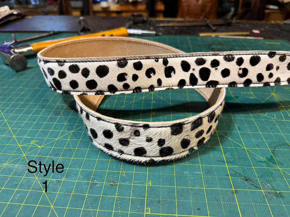 Thumbnail: Cowhide skin belt