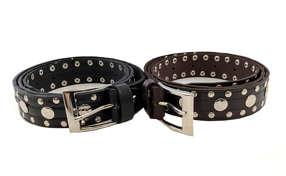 Thumbnail: Rock/ Punk studded leather belt