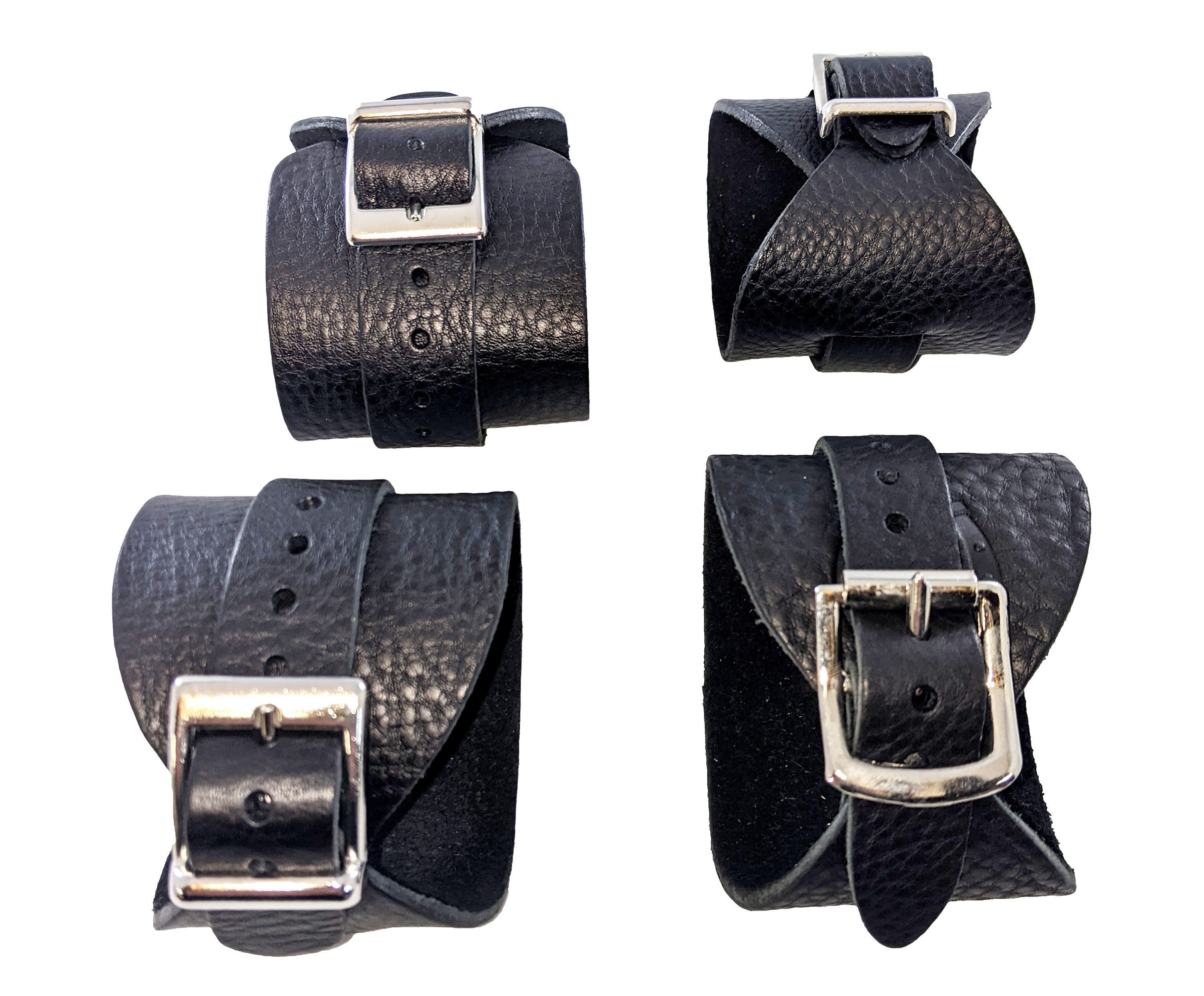 Classico Punk-Rock-Hippie  Leather Wristband wide Bracelet for Men & Women