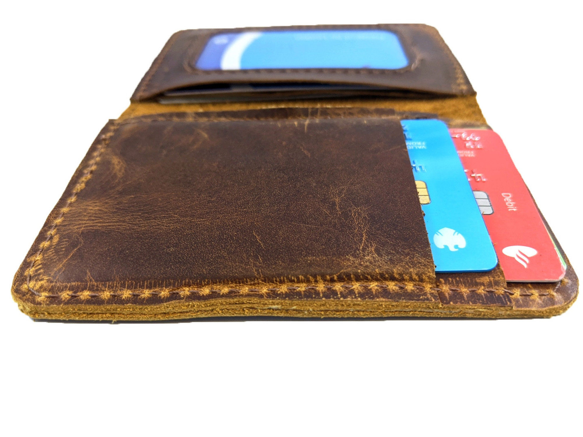 LEATHER  ID CARD wallet (personalised)