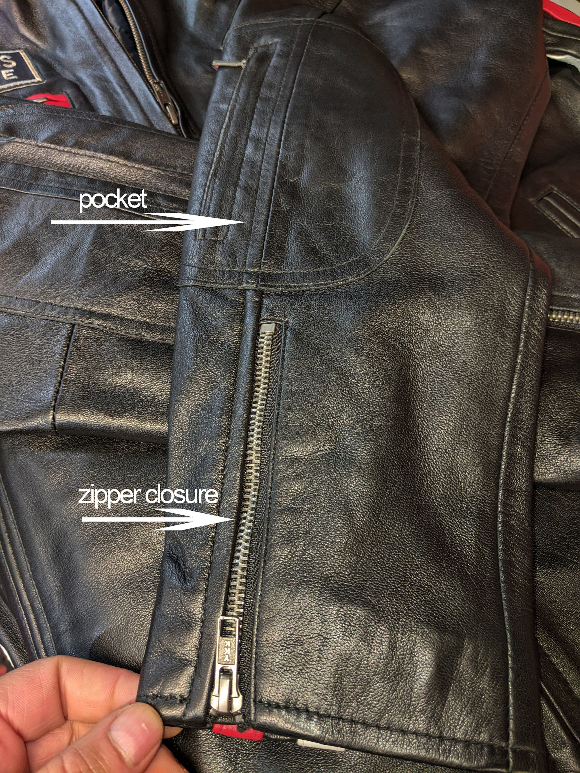 super soft sheep skin  casual leather racer biker men's Jacket