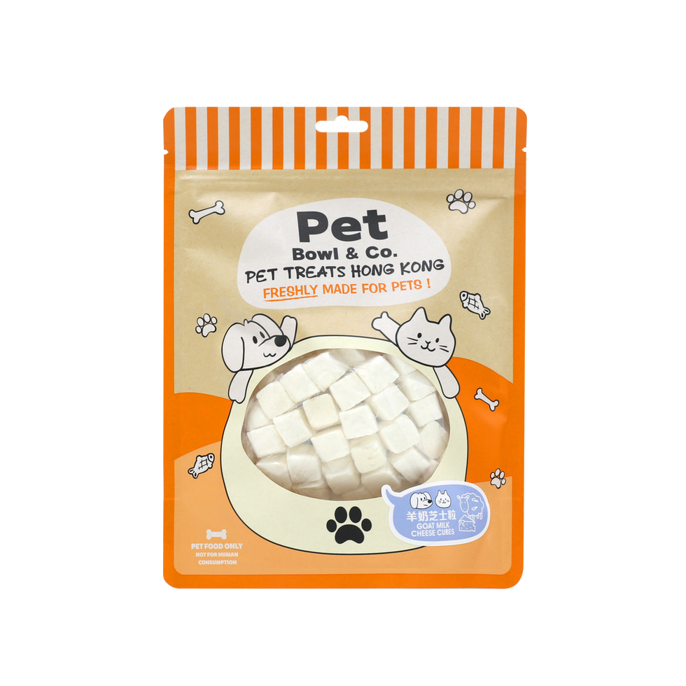 PET BOWL &amp; CO. 寵物零食 – 凍乾羊奶芝士粒 100G