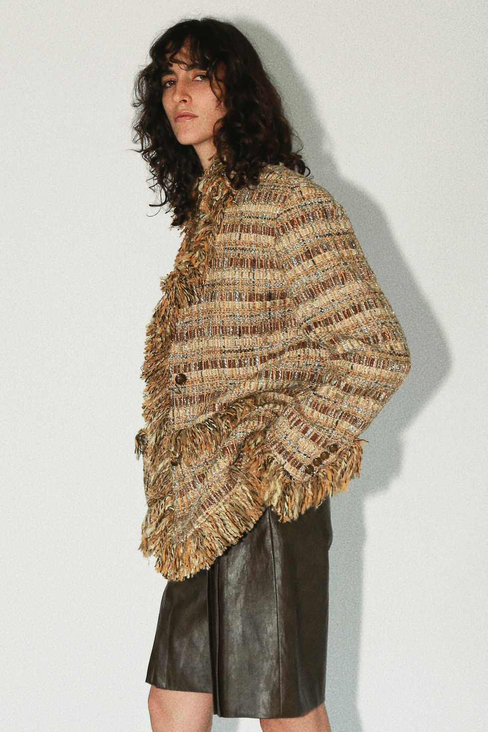Thumbnail: Tweed Fringe Jacket