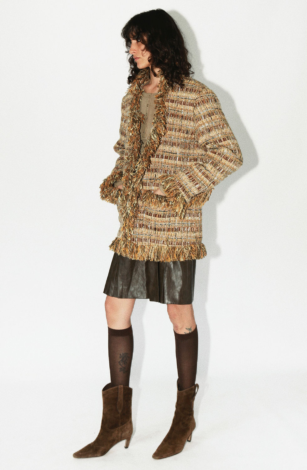 Thumbnail: Tweed Fringe Jacket