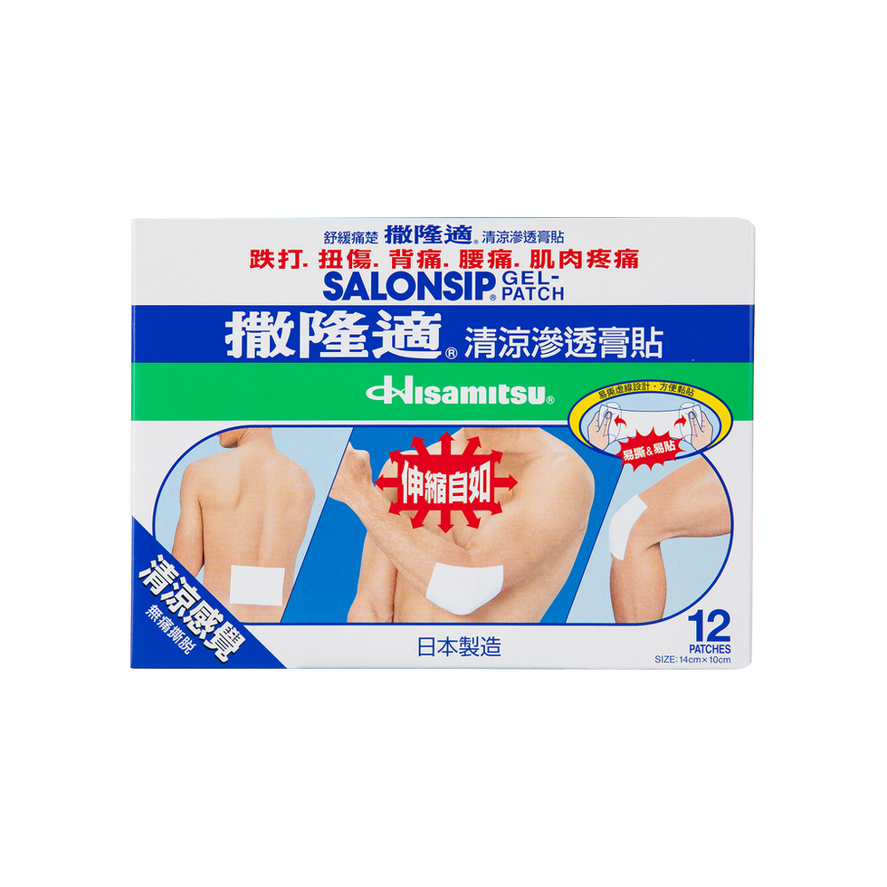 SALONSIP 撒隆適清涼滲透膏貼 12’S