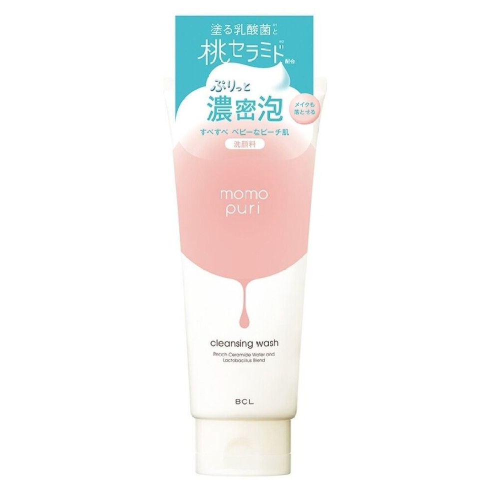 BCL MOMOPURI 蜜桃保濕潔面乳 150G
