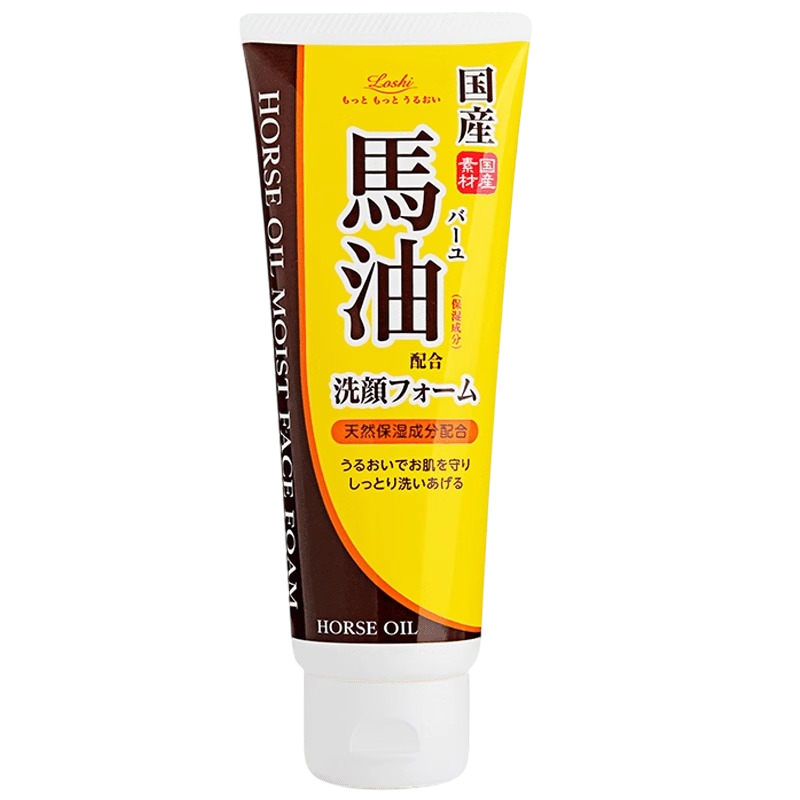 LOSHI 馬油保濕泡沫洗面奶 130G