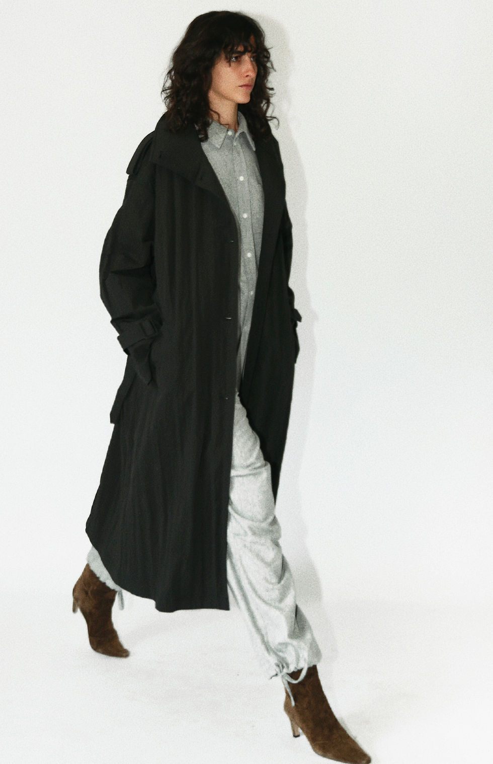 Thumbnail: Light Gray Wool Shirt