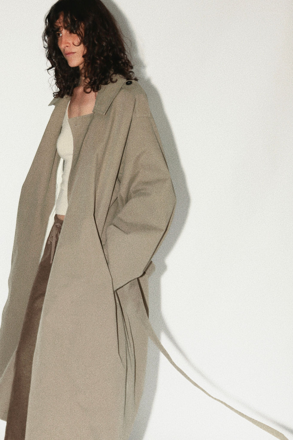 Thumbnail: Minimal Long Trench Coat