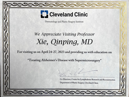 “treating Alzheimer's disease with supermicrosurgery”
