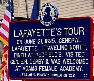 Lafayette Marker, Derry NH