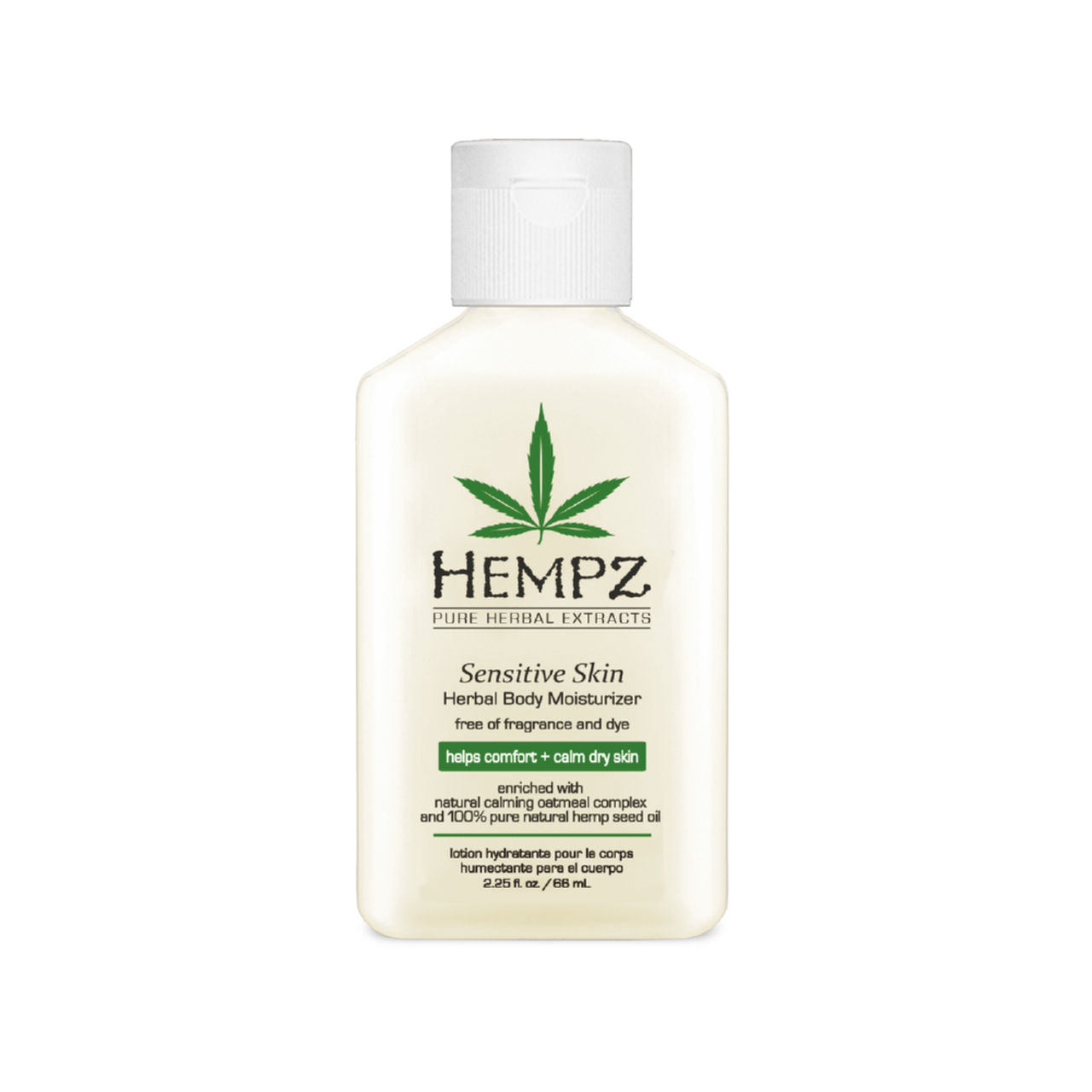 Hempz MINI Sensitive Skin Herbal Body Moisturizer 2.25 oz