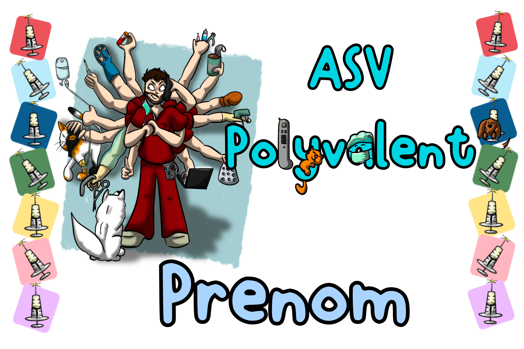 Badge ASV - polyvalent -