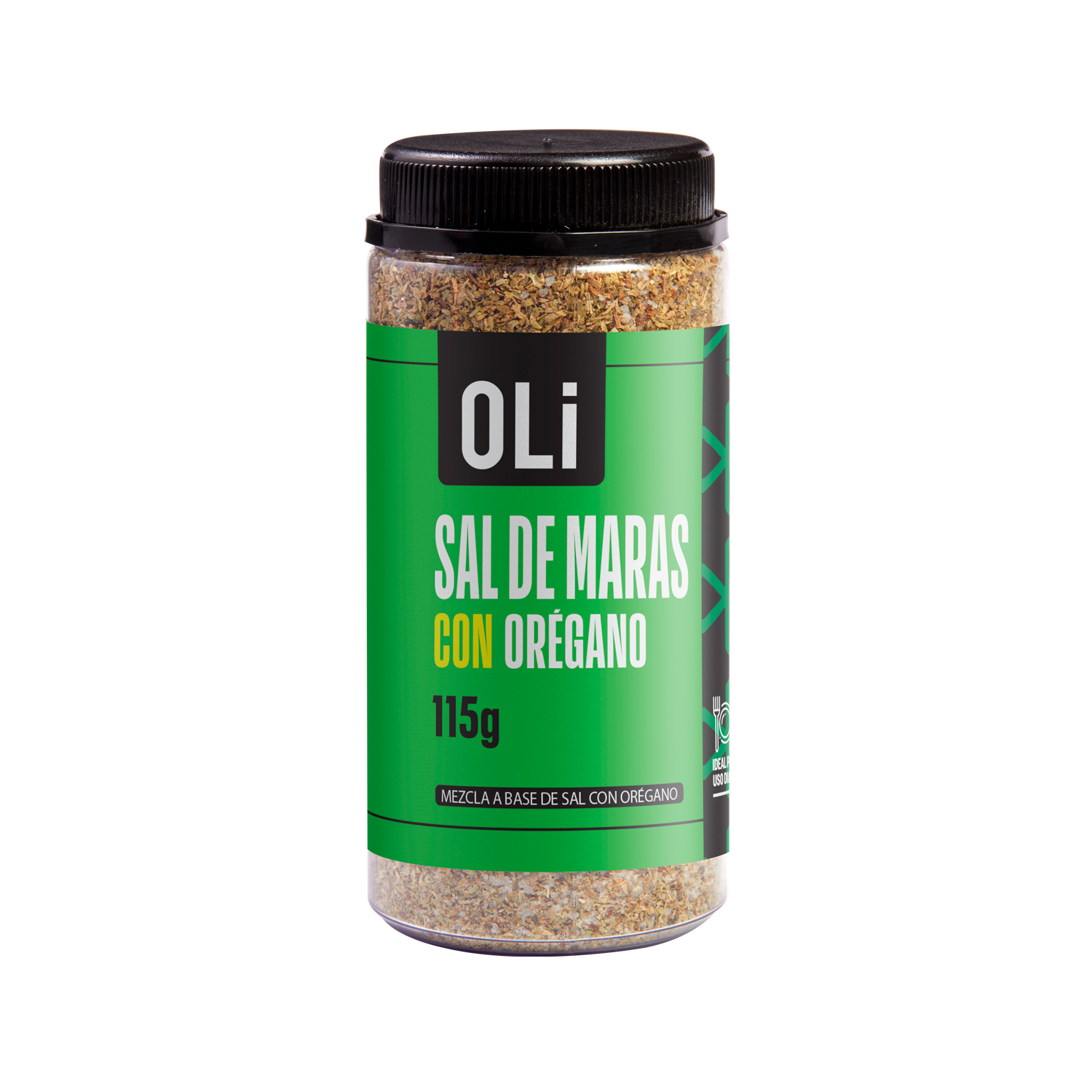 Sal de Maras Saborizada con Orégano OLi 115 g Frasco