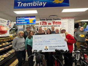 12 heures de vélo Junior Tremblay