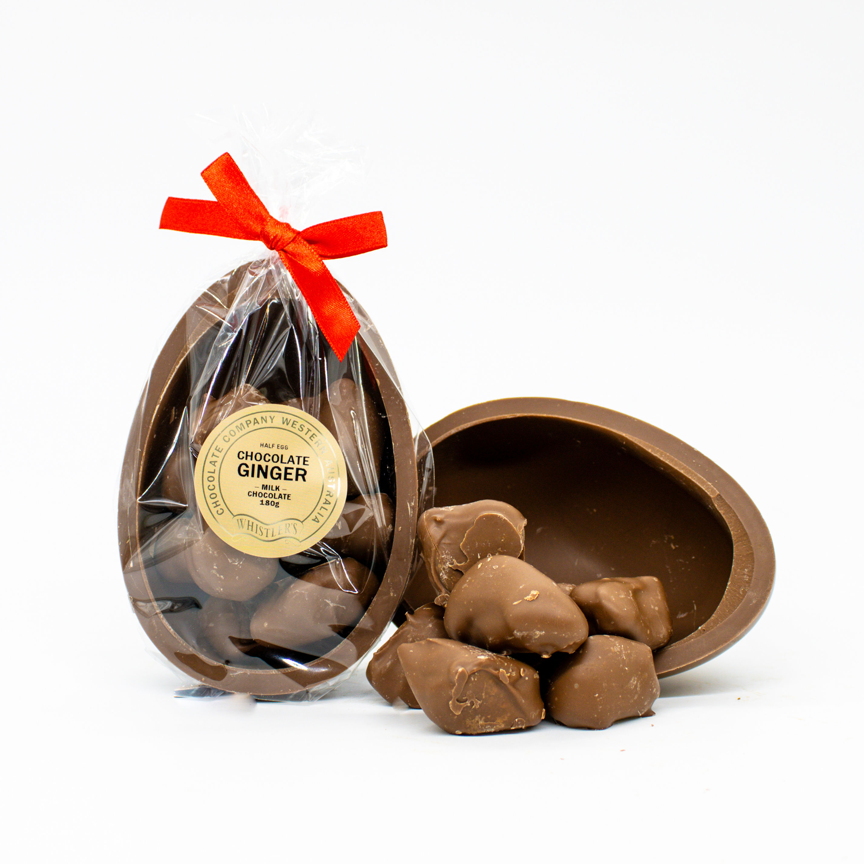 Half Milk Chocolate Ginger Easter Egg 150g