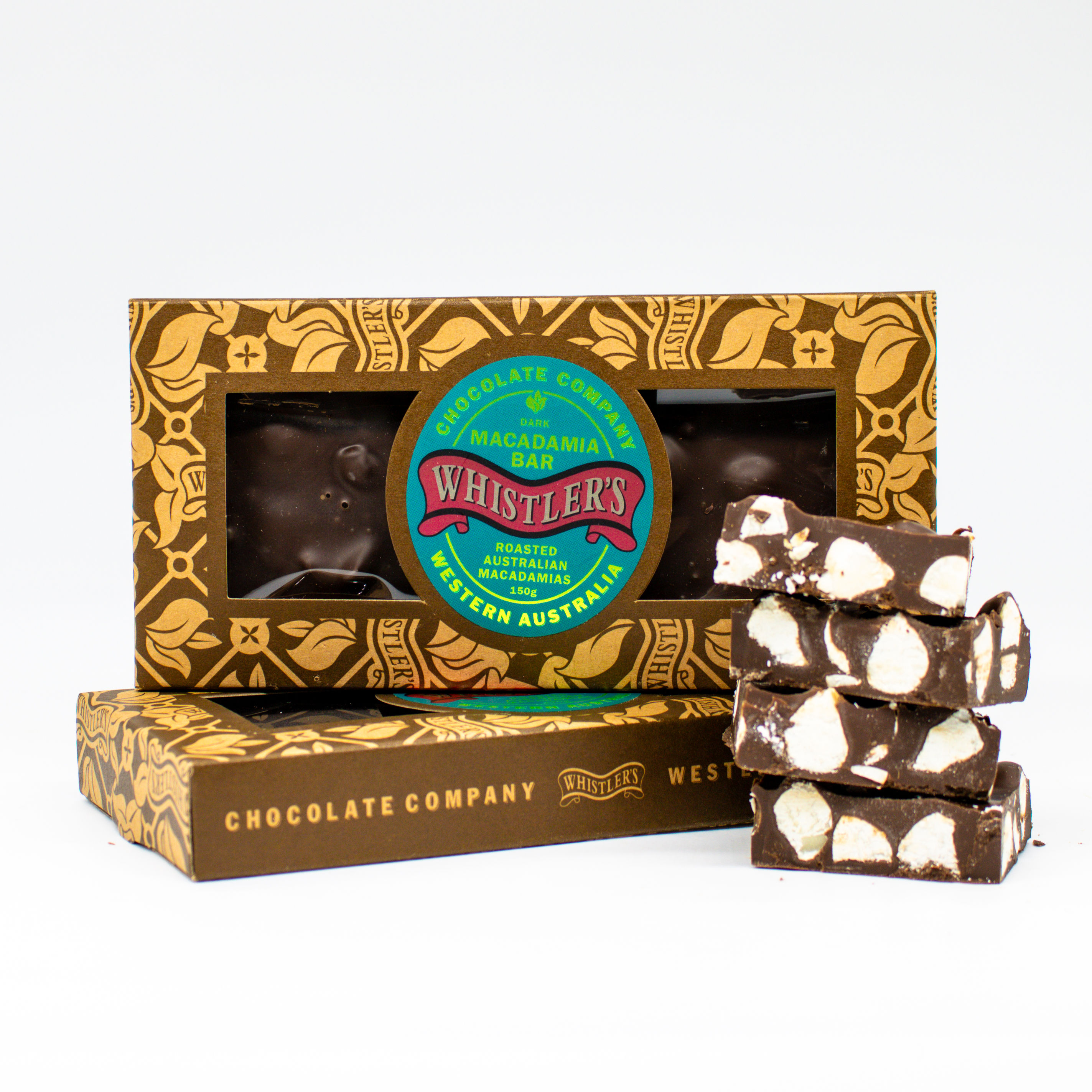 Dark Chocolate Macadamia Bar Gift Box