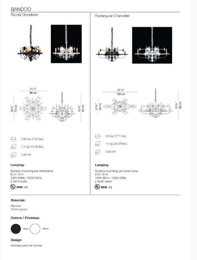 Thumbnail: Bandoo Chandelier