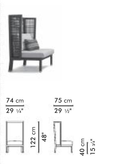 Thumbnail: Suzy Wong Easy Armchair High Back