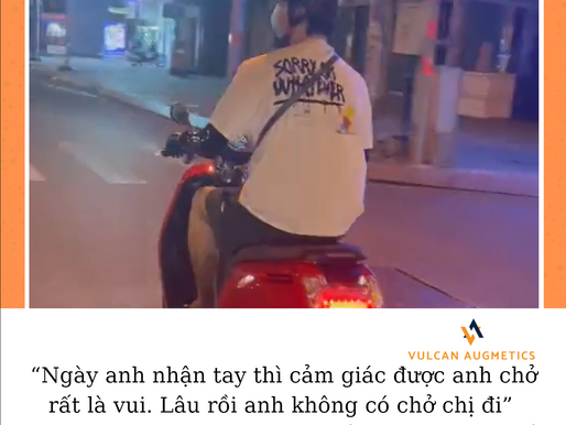 #CÁNH TAY GIA ĐÌNH 3: Tay giả nối lại những chuyến xe máy của vợ chồng anh Khoa