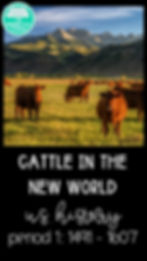 Cattle in the New World