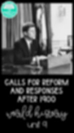 calls for reform and responses after 1900 for AP World History