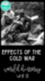 Effects of the Cold War for AP World History