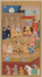Akbar Holds a Religious Assembly