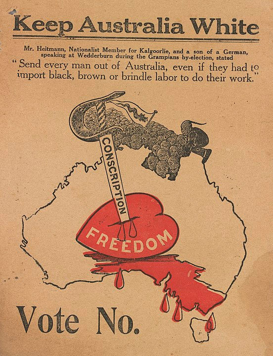 Keep Australia White Propaganda Poster
