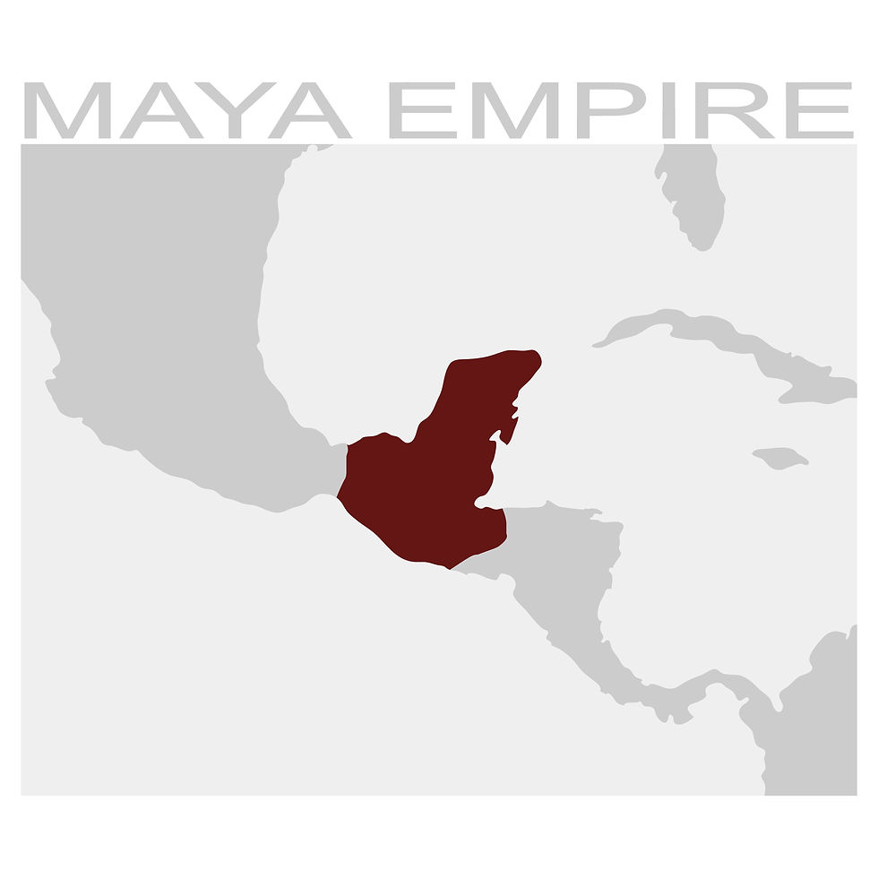 Map of Maya Empire