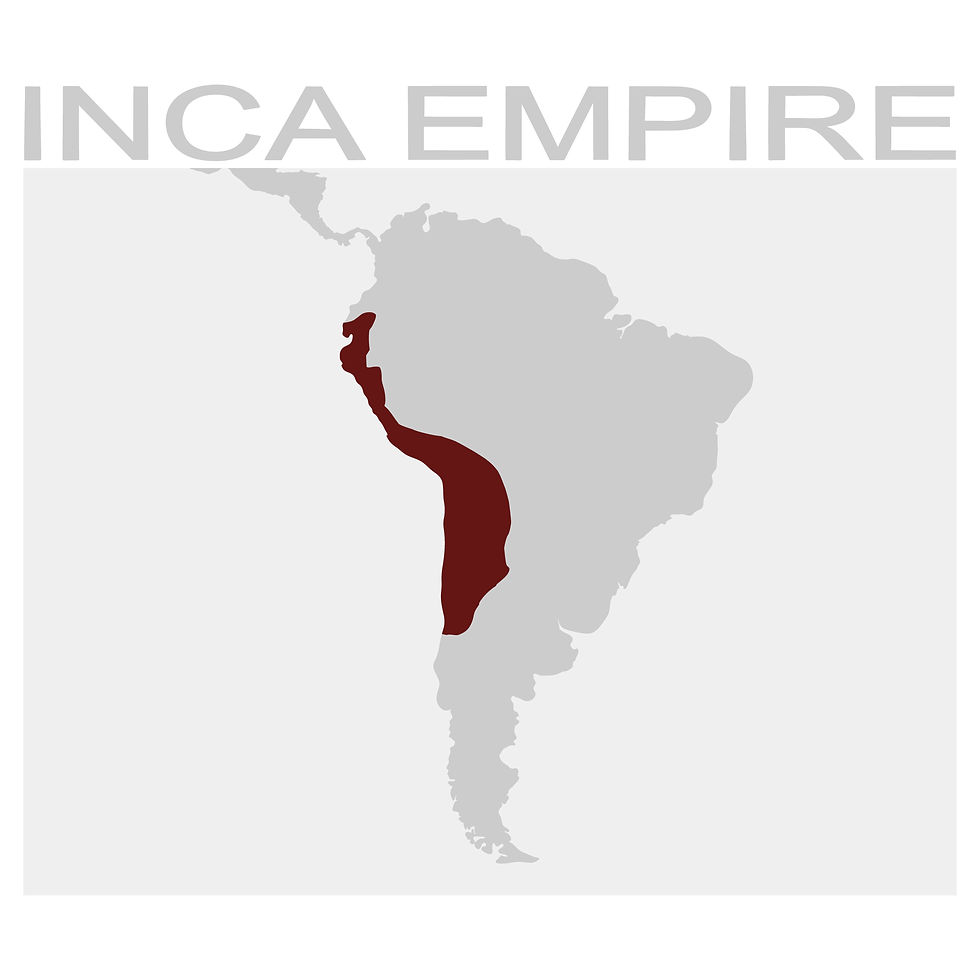 map of Inca Empire
