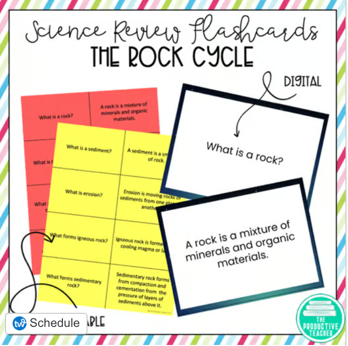 rock cycle flashcards