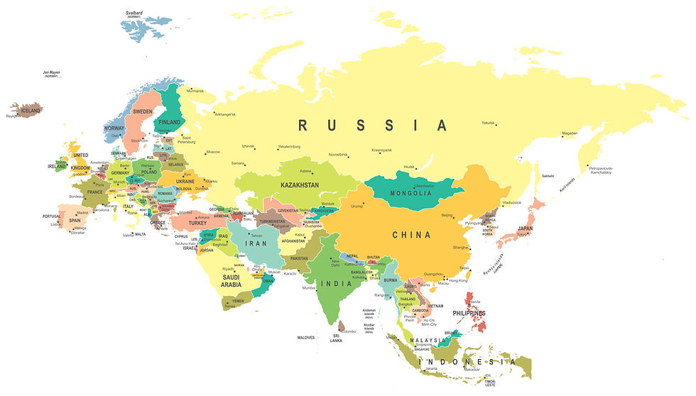 a map of Asia