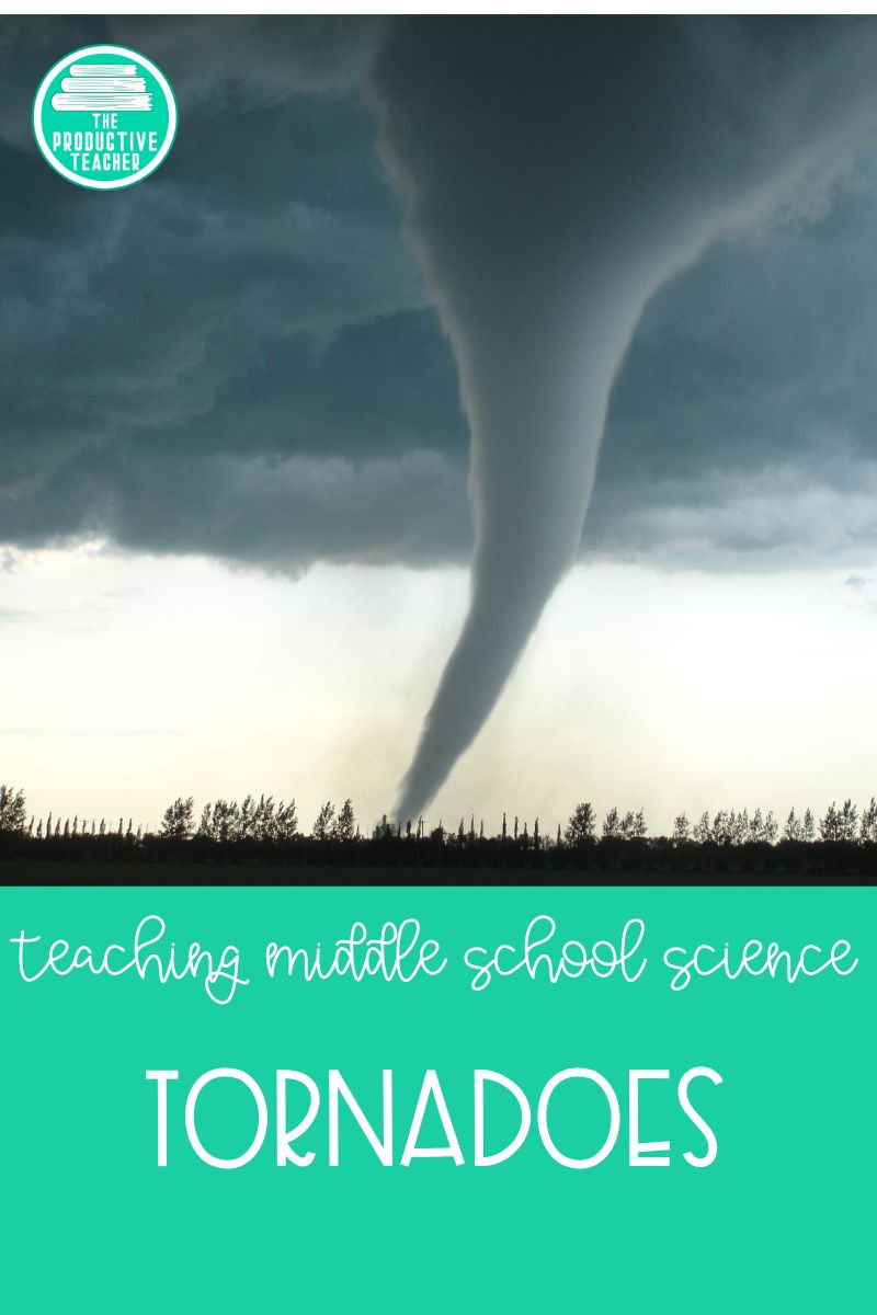tornadoes for middle school science