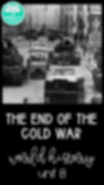 the end of the Cold War for AP World History