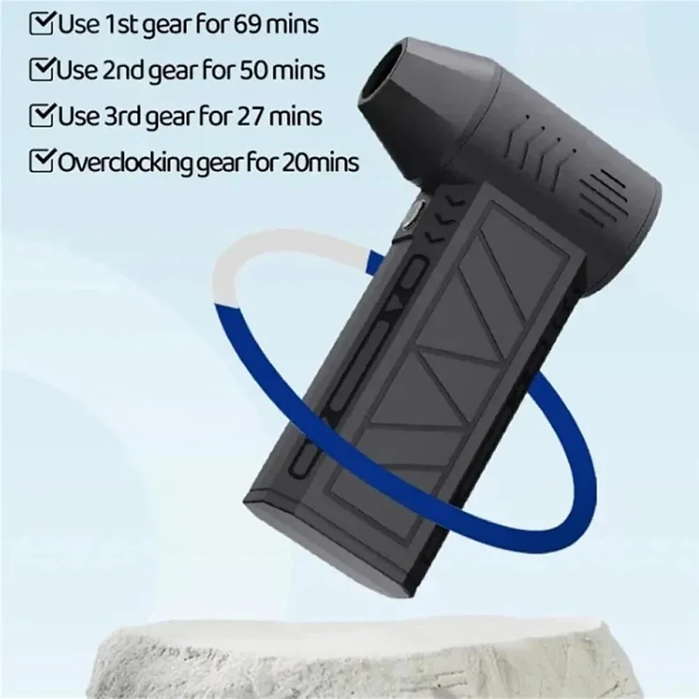 Miniatura: Turbofan 160000RPM High Power Jet Fan Air Duster Motor Variable Speed Dust Blowe