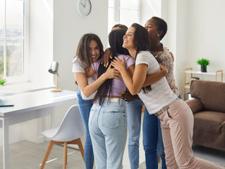 Group of women supporting each other through life's challenges.