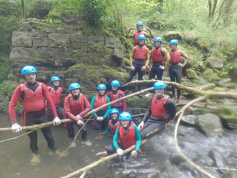 13-16 year old Activity Week Gorge walking