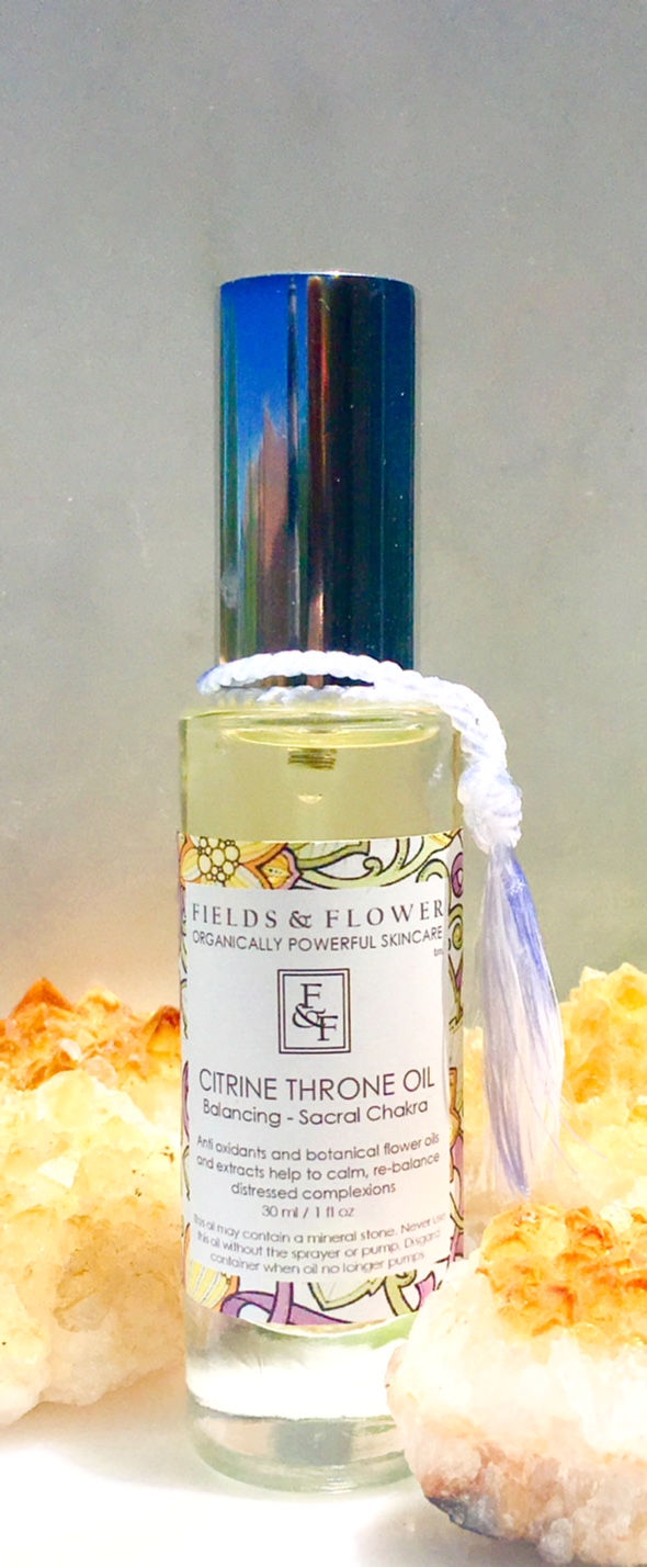 Thumbnail: Citrine Throne Oil - Sacral Chakra - Balancing -Normal to Oily Skin