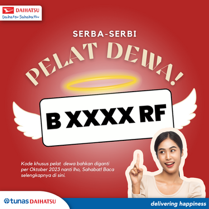 Pelat Dewa: Pelat Bukan Sembarang Pelat!