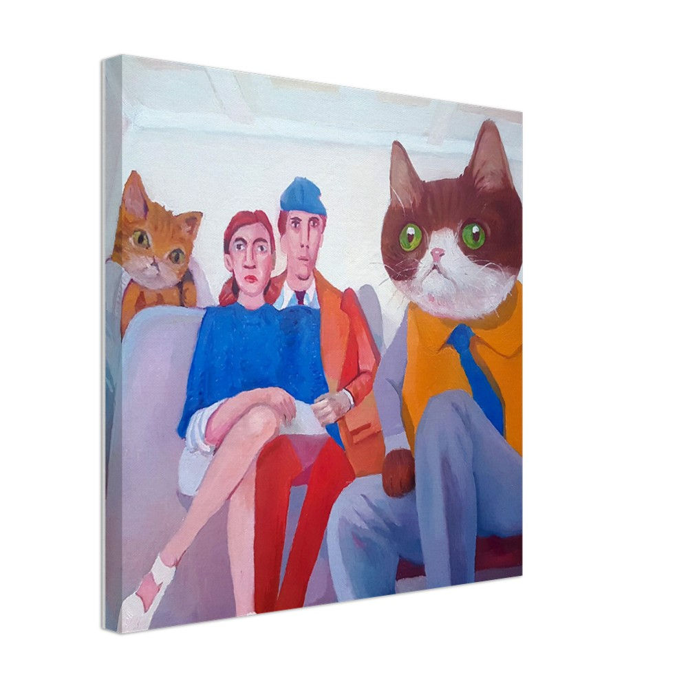 The odd visitor | Canvas print