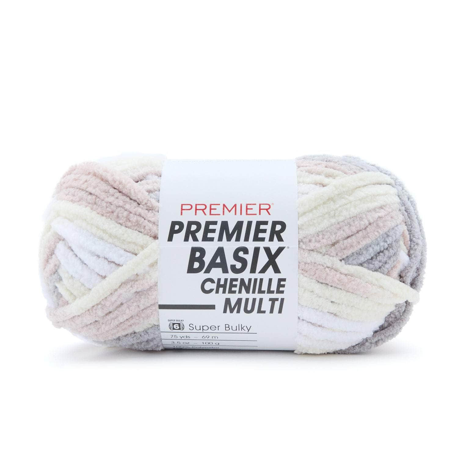 Premier Basix Chenille Multi - 01 Toasted Marshmallow